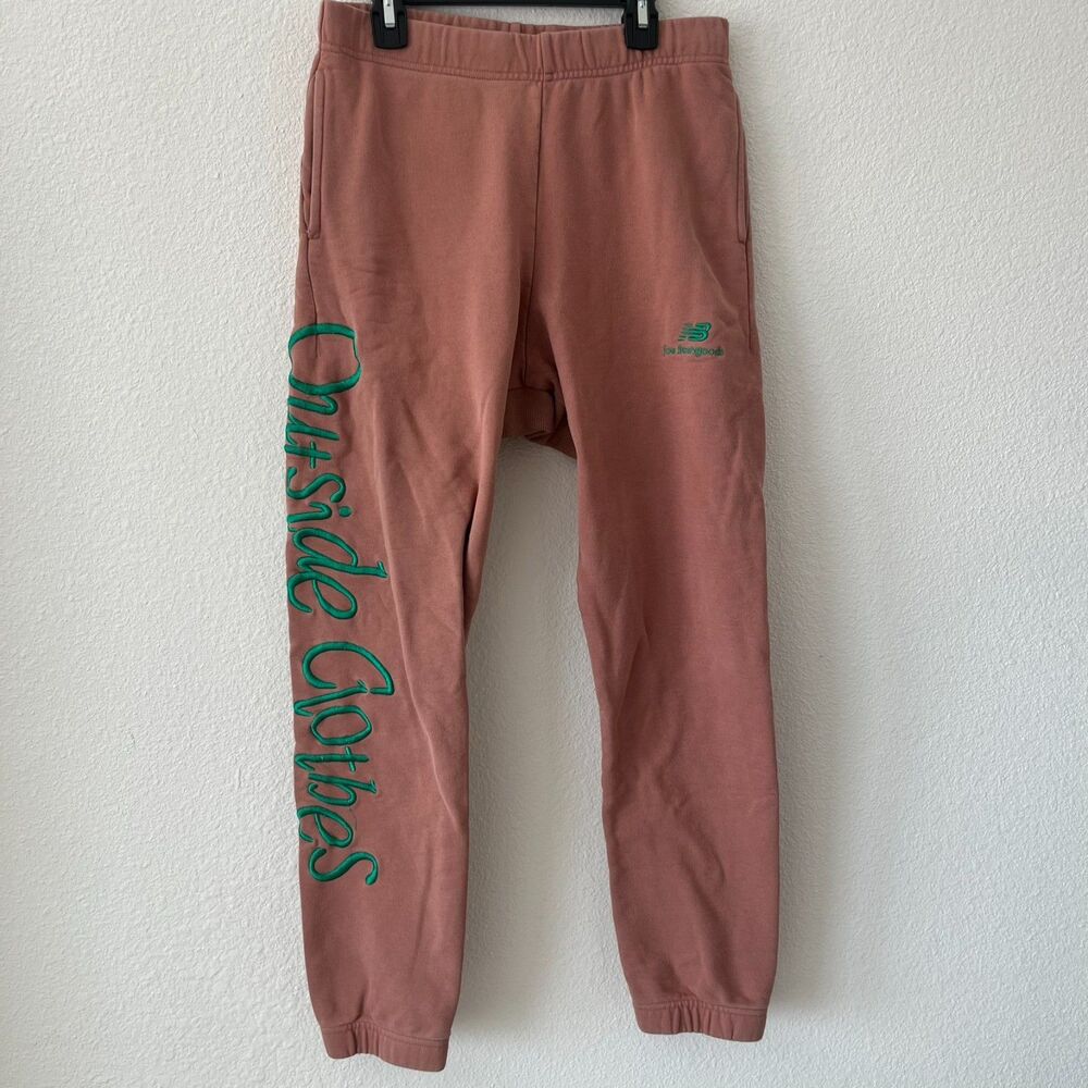 New Balance Joe Freshgoods Sweatpants‎ Mens XS Brown Embroidered Outside Clothes